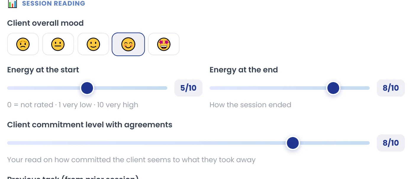Add session ratings