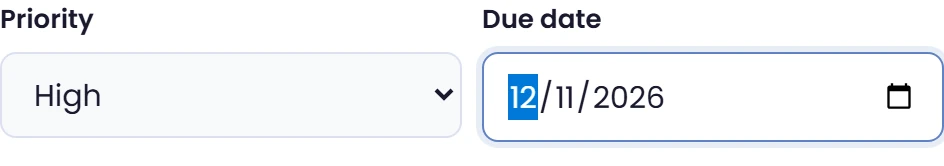 Use the date as a reference