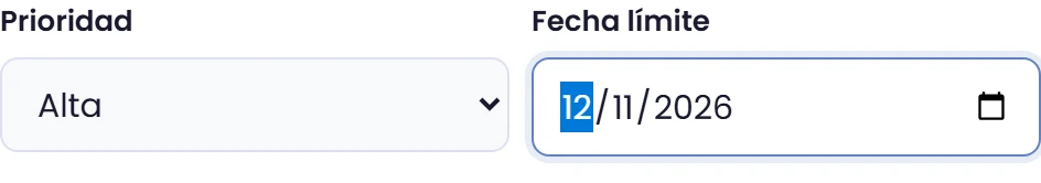 Utiliza la fecha como referencia