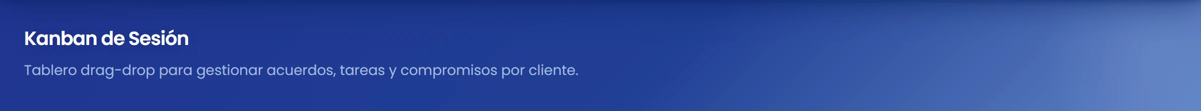Abre Kanban de Sesión