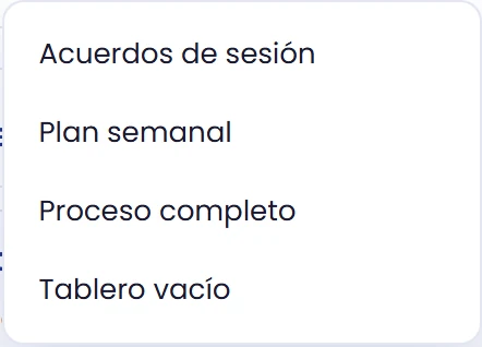 Elige una estructura