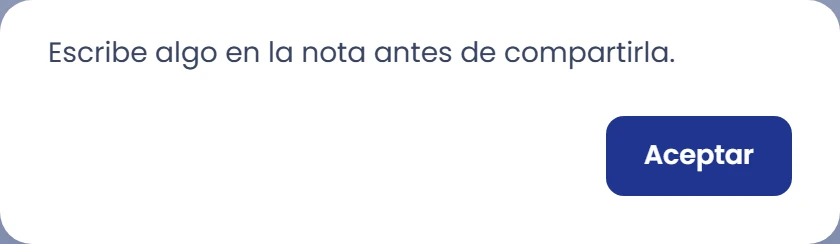 Si la nota está vacía
