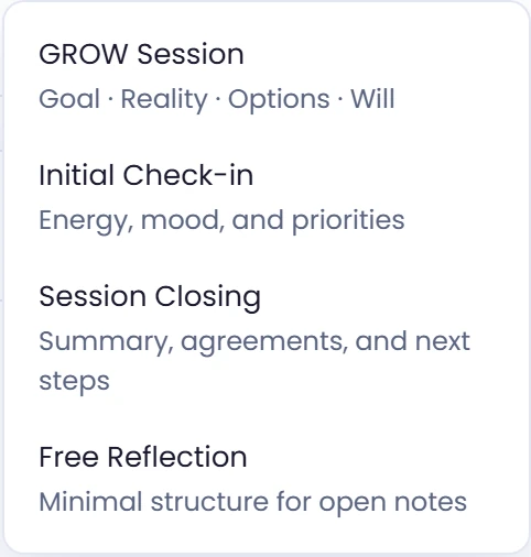 Choose an initial structure