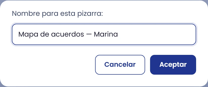 Guarda una versión con nombre