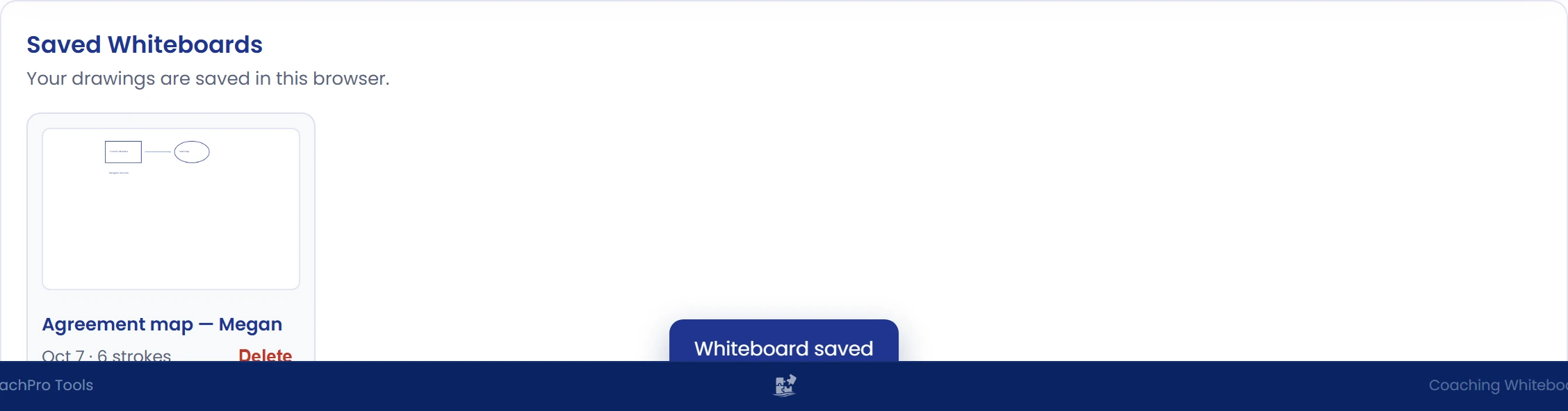 Find a saved version