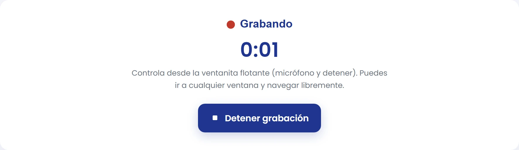 Localiza los controles para detener