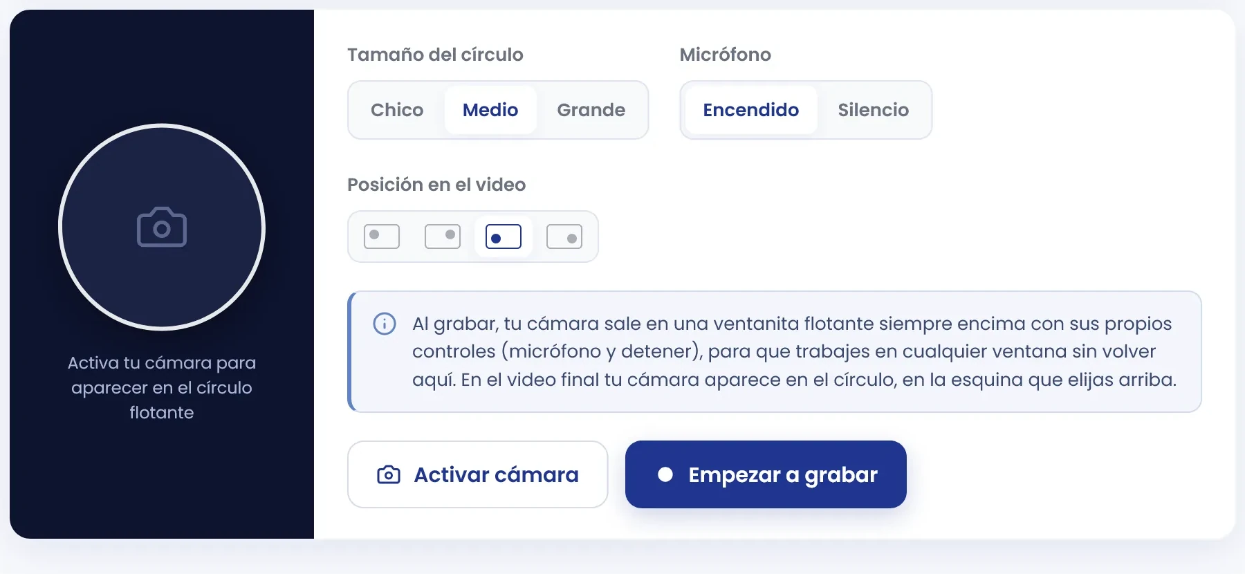 Prepara lo que mostrarás