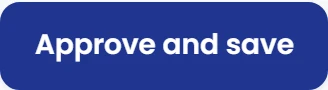 Approve and check saving