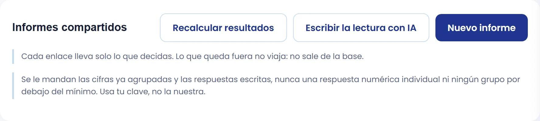 Recalcula los resultados