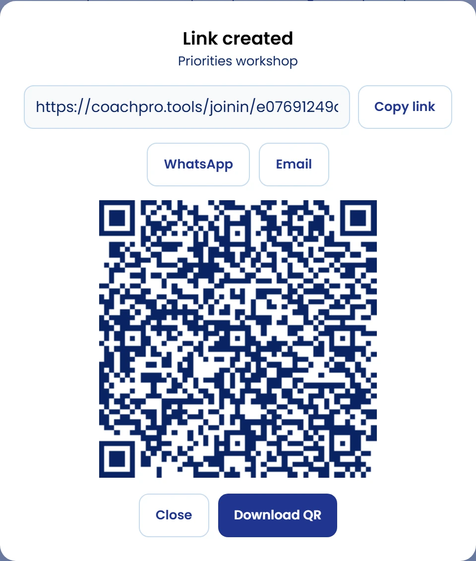 Create and check the link