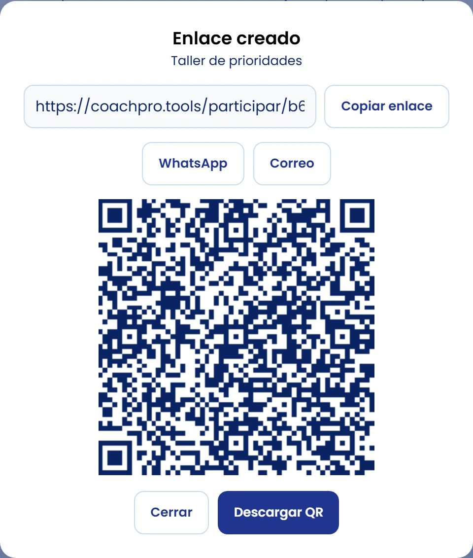 Crea y comprueba el enlace