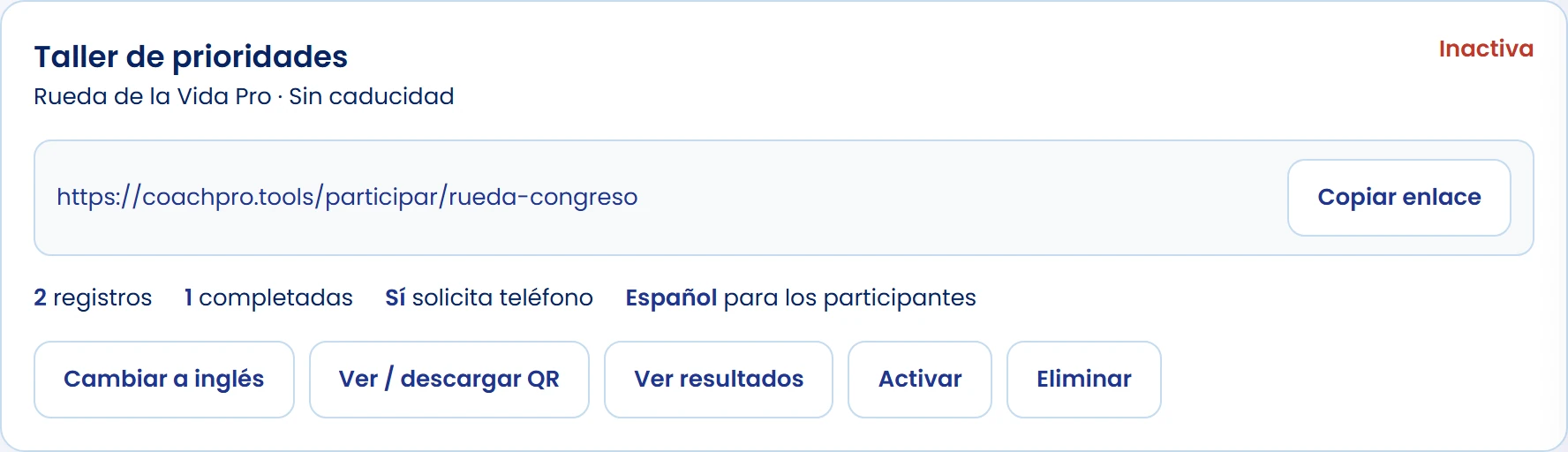 Desactiva al terminar la actividad