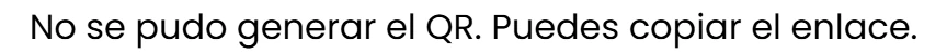 Si no se genera el QR